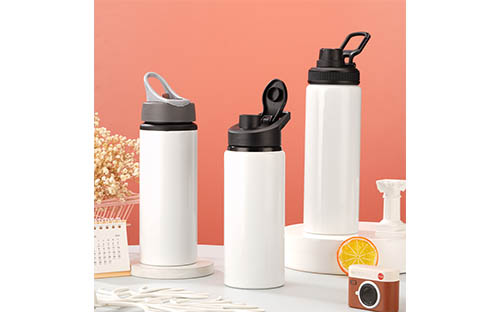 Wide Mouth Aluminum Water Bottle with Leak-Proof Cap