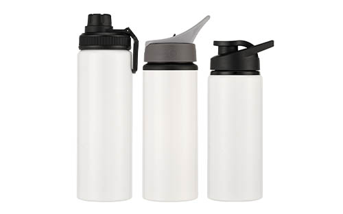 Wide Mouth Aluminum Water Bottle with Leak-Proof Cap