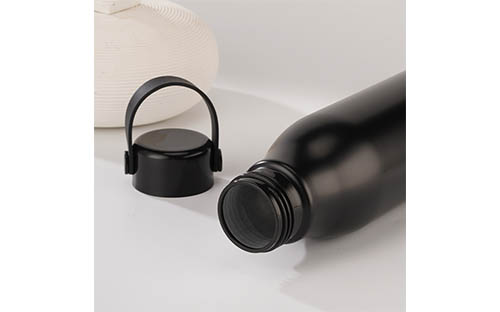 Nerezová láhev na mléko s karabinkou