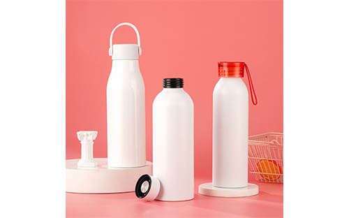 Aluminum Water Bottle with Non-Slip Silicone Sleeve
