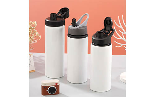 Wide Mouth Aluminum Water Bottle with Leak-Proof Cap