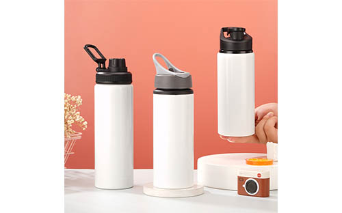 Wide Mouth Aluminum Water Bottle with Leak-Proof Cap