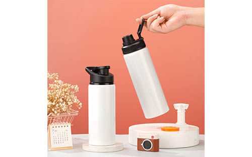 Wide Mouth Aluminum Water Bottle with Leak-Proof Cap