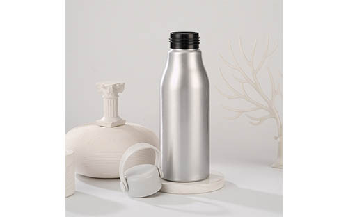 Nerezová láhev na mléko s karabinkou