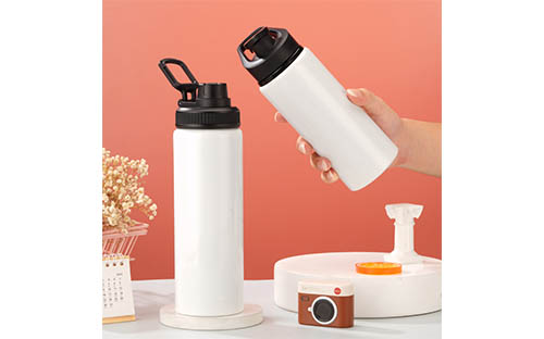 Wide Mouth Aluminum Water Bottle with Leak-Proof Cap