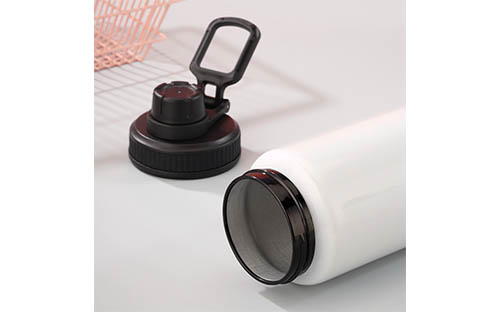 Wide Mouth Aluminum Water Bottle with Leak-Proof Cap