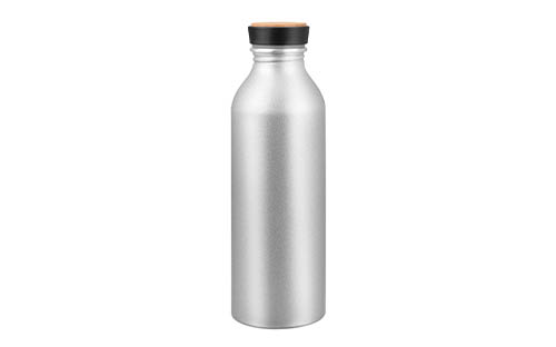 Sleek Aluminum Water Bottle with Simple Screw Cap