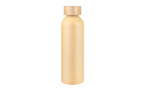 Aluminum Water Bottle with Natural Bamboo Lid | Eco-Friendly