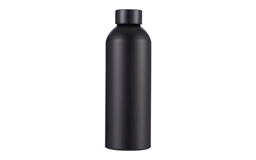 Flat Steel Lid Sports Aluminum Bottle