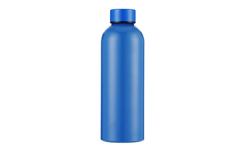 Flat Steel Lid Sports Aluminum Bottle