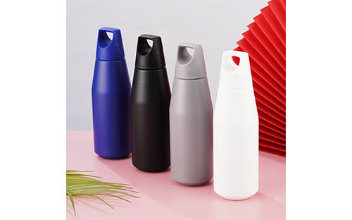 Plastic Handle Tapered Stainless Steel Cup