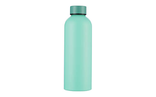 Flat Steel Lid Sports Aluminum Bottle